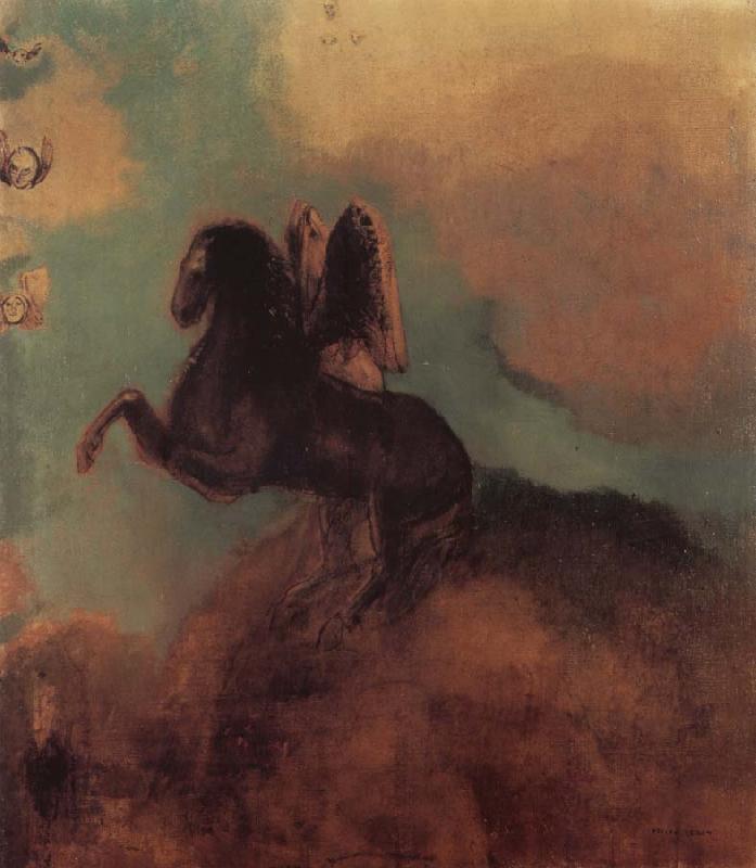 Odilon Redon Pegasus oil painting picture